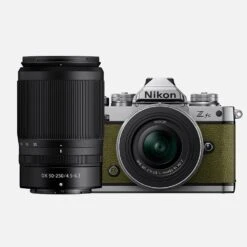 Nikon Z Fc Olive Green With Nikkor Z 16-50mm VR And Z 50-250mm VR Lens