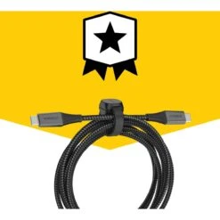 Otterbox 2M USB-C To USB-C Premium Pro Fast Charge Cable (Black) -Nikon Shop premium pro c c cable black warranty 6