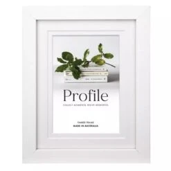 Profile 10420 Deluxe White Frame 16x22/12x18" / 40x56/30x45 Cm