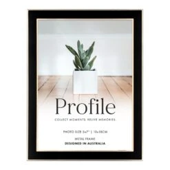 Profile Eternal Black 5x7 Photo Frame