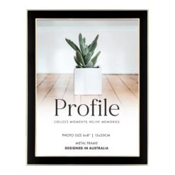 Profile Eternal Black 6x8 Photo Frame