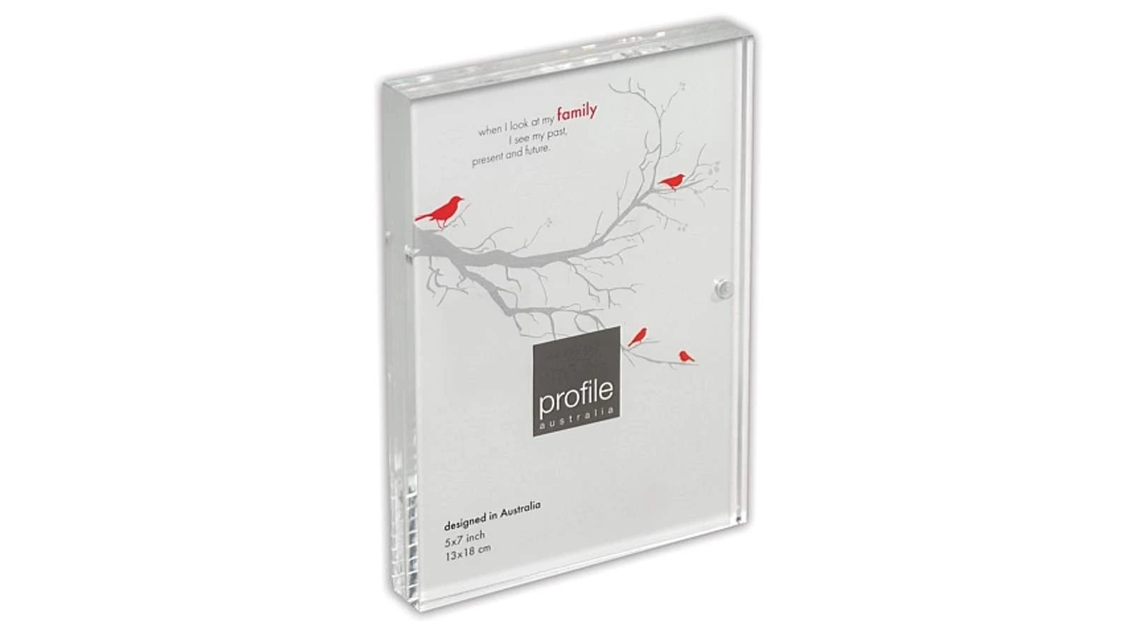 Profile Newtown 2.5x3.5 Acrylic Photo Frame 3 Profile Newtown 2.5x3.5 Acrylic Photo Frame - Image 3