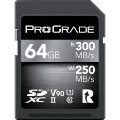 ProGrade Digital 64GB SDXC UHS-II V90 Memory Card ( Cobalt )