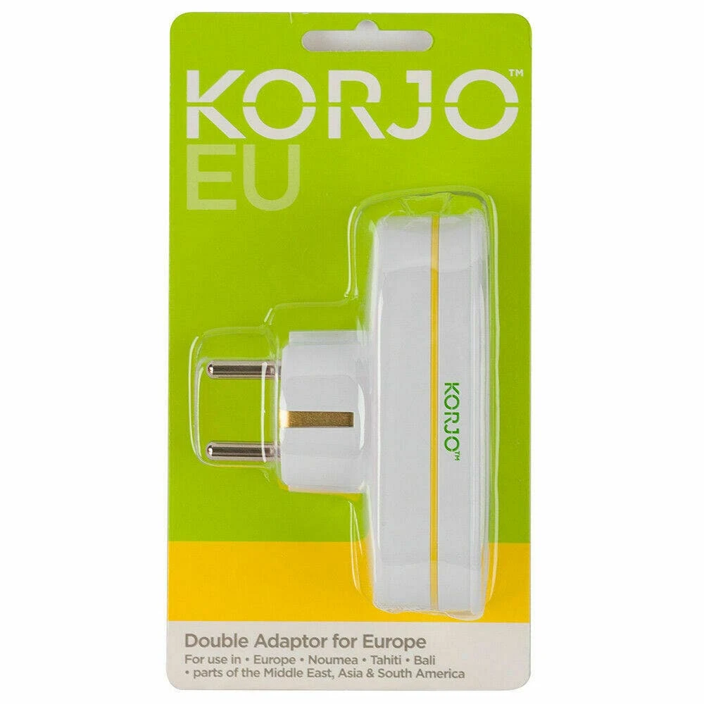 Korjo Double Adapter - Europe 4 Korjo Double Adapter - Europe - Image 4