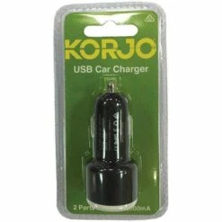 Korjo 2 Port In Car Charger