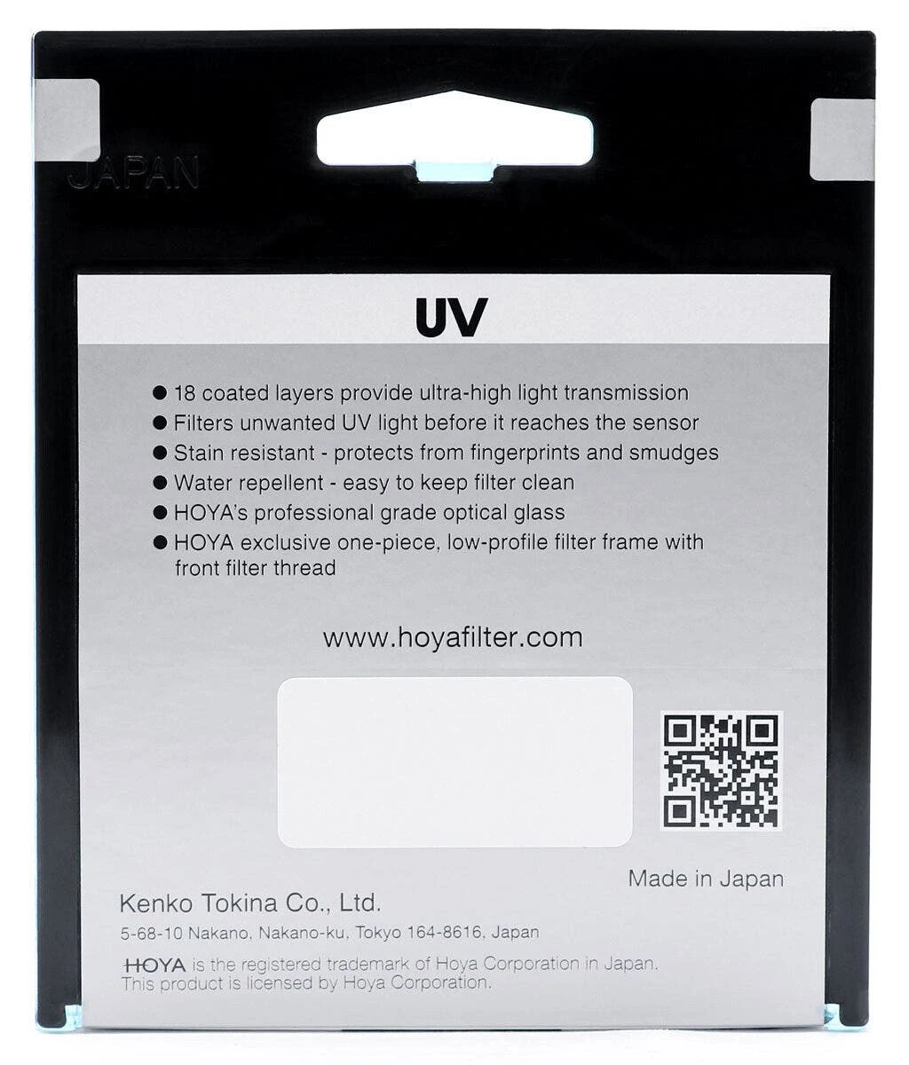 HOYA 62mm UV Fusion One Filter 2 HOYA 62mm UV Fusion One Filter - Image 2