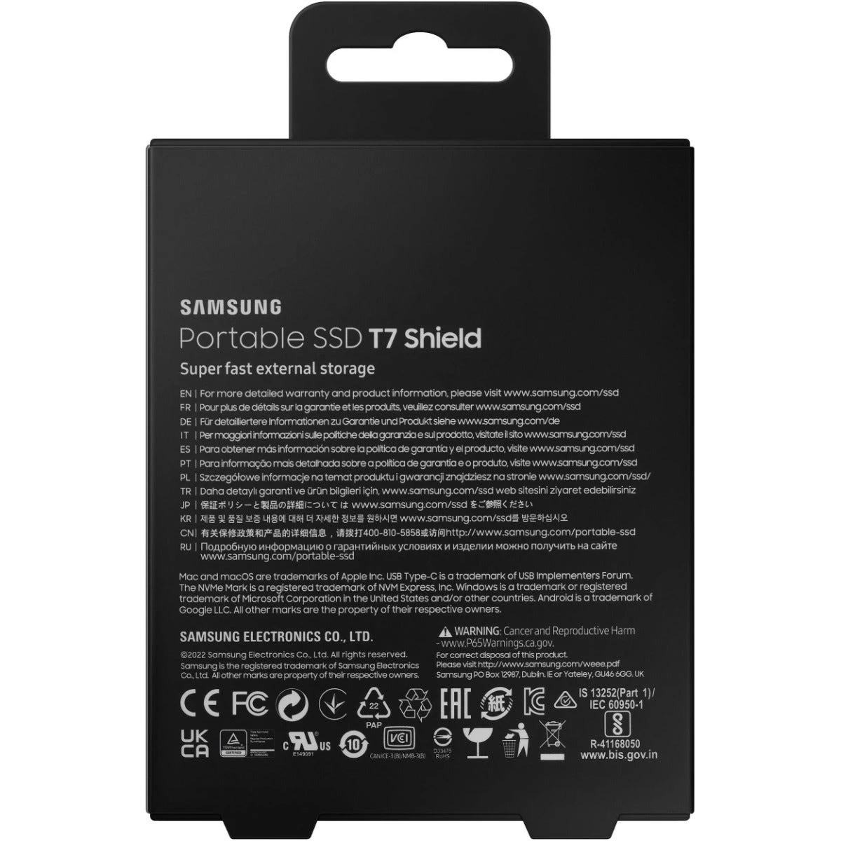 Samsung T7 Shield 1TB USB 3.2 Portable SSD - Black 12 Samsung T7 Shield 1TB USB 3.2 Portable SSD - Black - Image 12