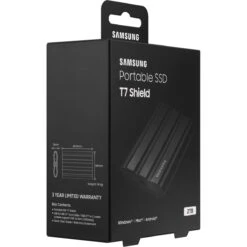 Samsung T7 Shield 2TB USB 3.2 Portable SSD - Black -Nikon Shop samsung 2tb ssd 02
