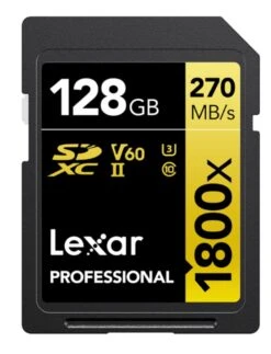 Lexar Professional 1800X SDXC UHS-II SD Card - 128GB