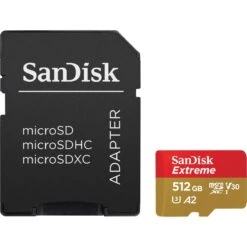 SanDisk Extreme MicroSDXC 512GB 160MB/S -Nikon Shop sandisk extreme microsdxc 512gb 160mbs 03 1