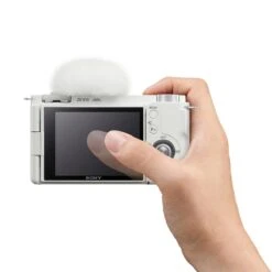 Sony ZV-E10 Body - White -Nikon Shop sony 0000 zv e10 touch af white large