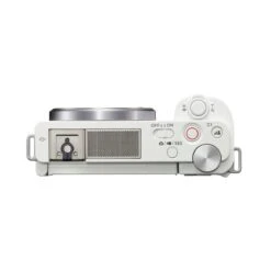 Sony ZV-E10 Body - White -Nikon Shop sony 0002 zv e10 top white large