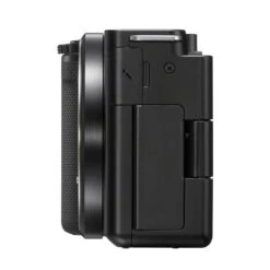 Sony ZV-E10 Body W/ 16-50mm Black Kit -Nikon Shop sony 0053 zv e10 leftside black large