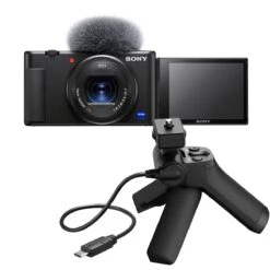 Sony ZV-1 Digital Camera With Sony GPVPT1 Shooting Grip