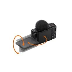 Sony ZV-1F Vlog Camera (Black) -Nikon Shop sony zv 1f black 0008 cx64700 lcdscreen illustration black