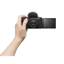 Open Box Sony ZV-1F Vlog Camera (Black) -Nikon Shop sony zv 1f black 0010 cx64700 front selfie black 1
