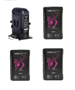 IDX Bundle Includes 3x ID-CUE-H90 Batteries And 1x VL-2X 2-Channel Sequential