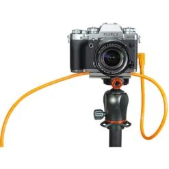 Tetherpro USB-C To USB-C Right Angle 4.6m - Hi Vis Orange Cable -Nikon Shop tetherpro cable orange 05