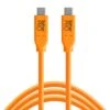 Tetherpro USB-C To USB-C 90cm - Hi-Vis Orange