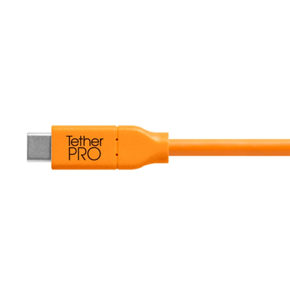 Tetherpro USB-C To USB-C 90cm - Hi-Vis Orange 3 Tetherpro USB-C To USB-C 90cm - Hi-Vis Orange - Image 3