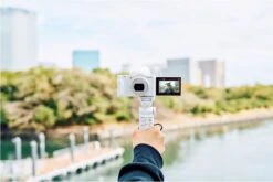 Sony ZV-1 II Digital Camera - White -Nikon Shop zv 1ii white gp vpt2bt front mid